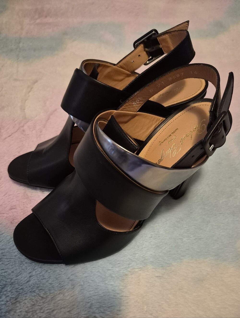 Vintage Robert Clergerie Leather High Heel Shoes